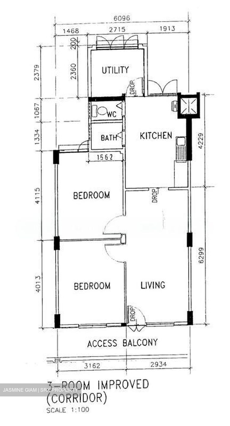 Blk 16 BOON KENG VILLE (Kallang/Whampoa), HDB 3 Rooms #568357061